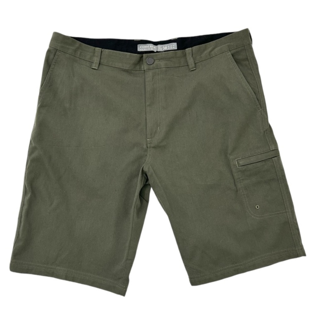 Icebreaker Men's Merino Shorts Size in Olive Green